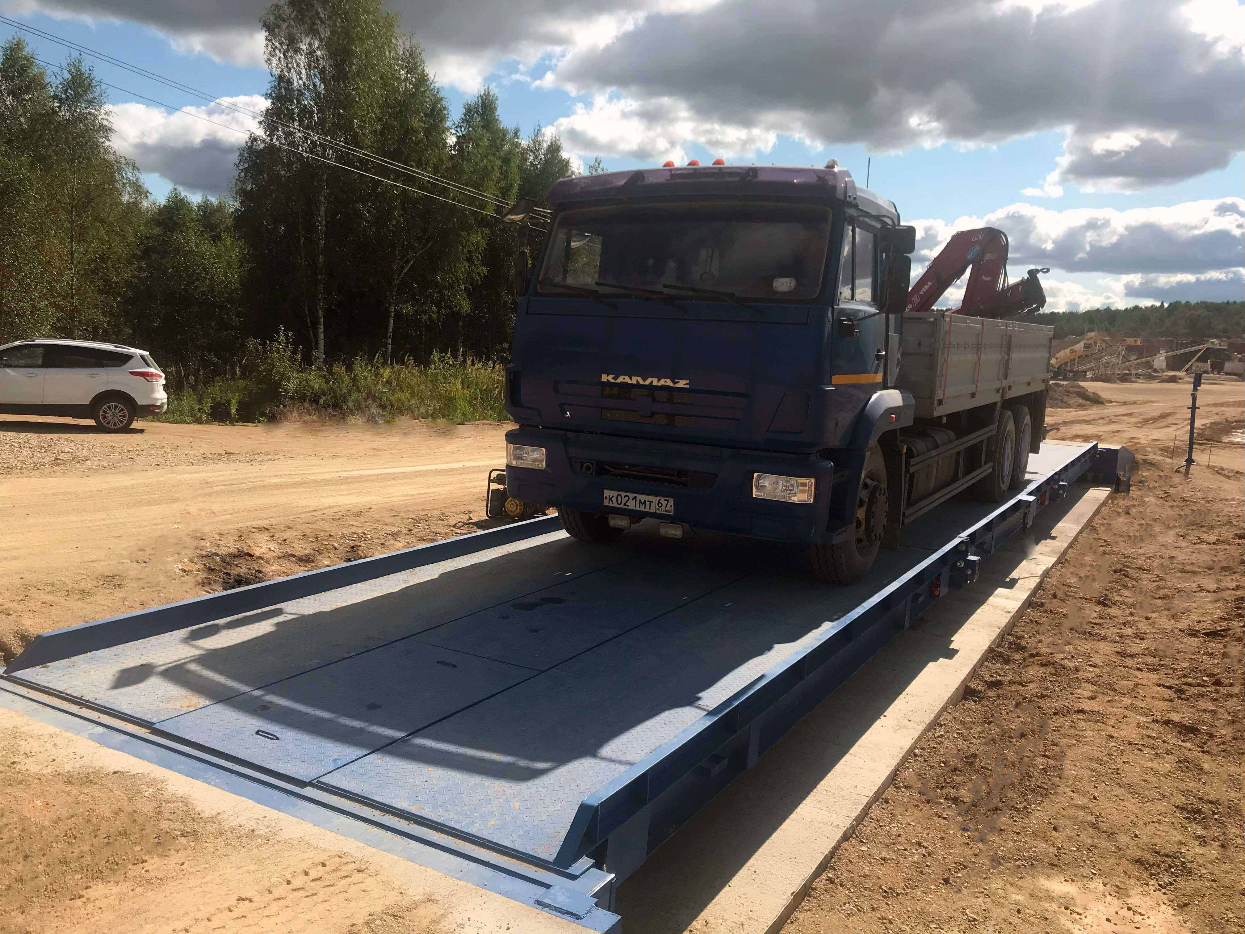 Весы автомобильные платформенные Альфа АВ-А «Авангард» 80 тонн 20 метров